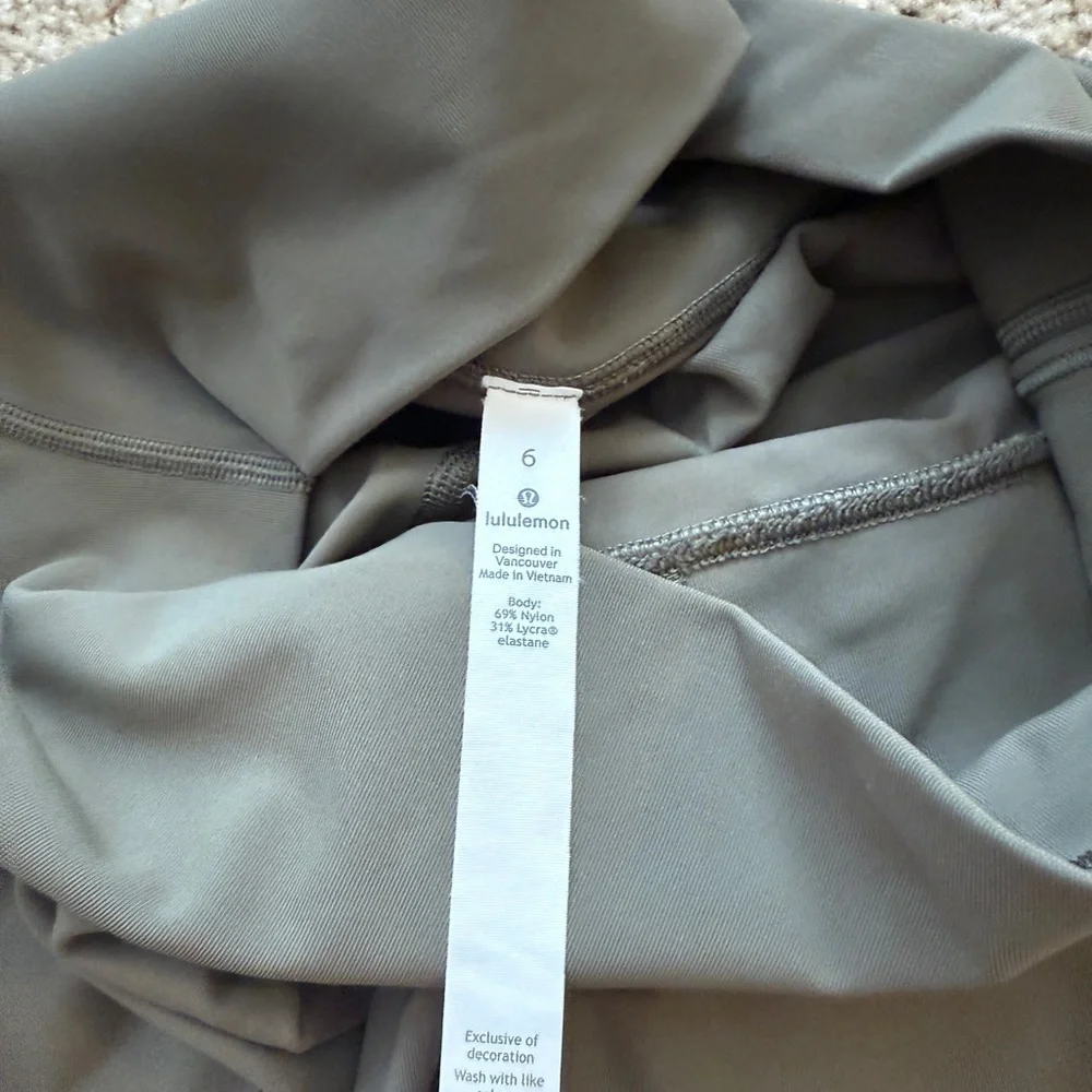 lululemon athletica Olive Green Leggings